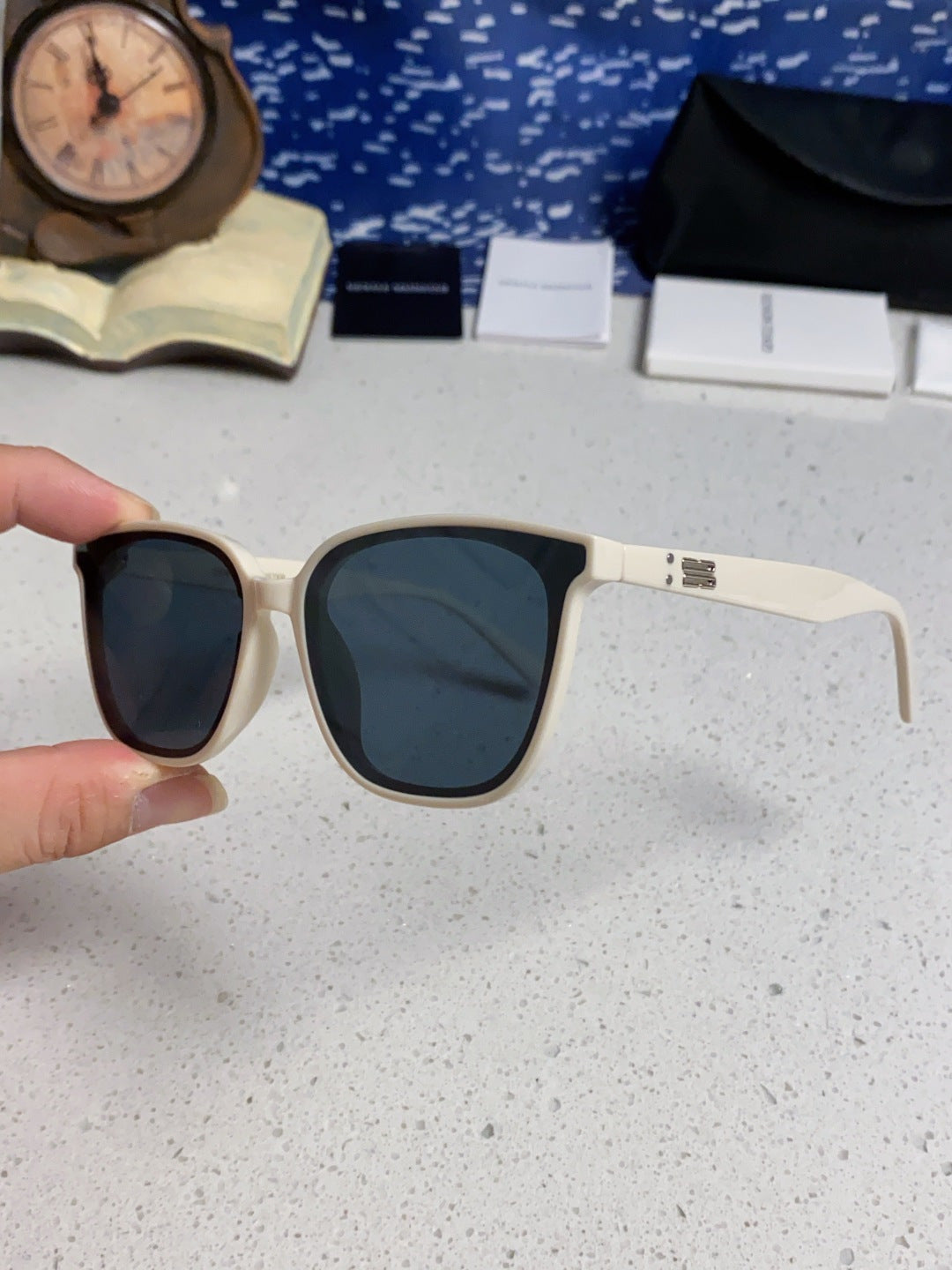 Gentle Monster TAM Polarized Fashion Blue Lens Sunglasses for Men - detail image 6