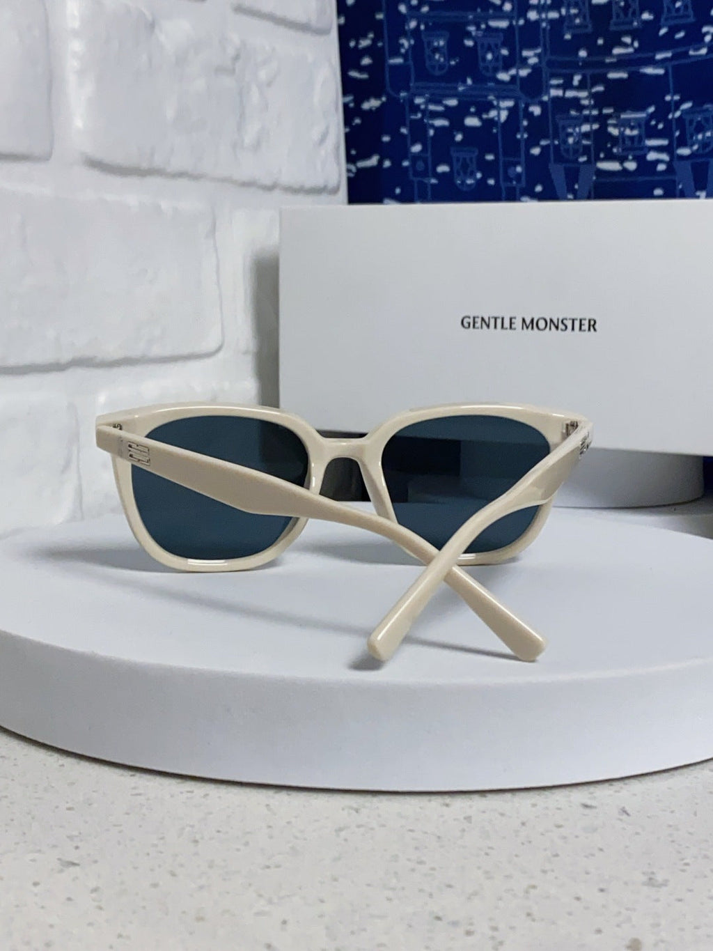 Gentle Monster TAM Polarized Fashion Blue Lens Sunglasses for Men - detail image 3