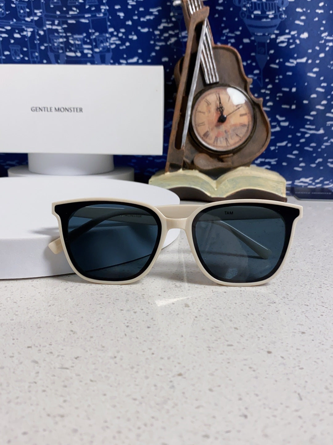 Gentle Monster TAM Polarized Fashion Blue Lens Sunglasses for Men - detail image 9