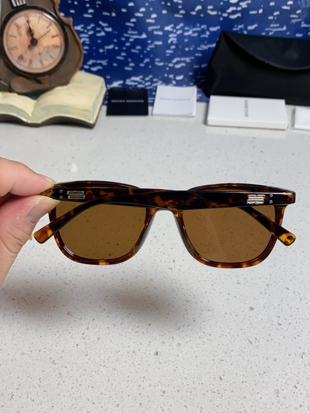 Gentle Monster TAM Polarized Fashion Brown Lens Sunglasses for Men - detail image 5