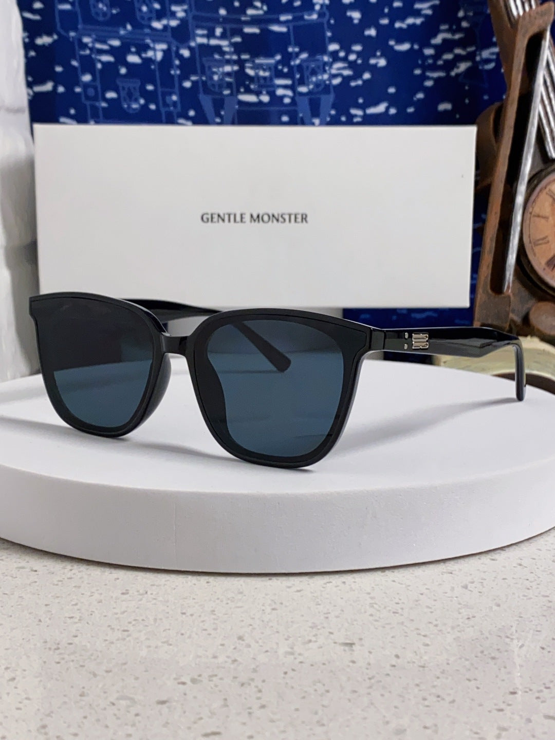 Gentle Monster TAM Polarized Fashion Black Lens Sunglasses for Men
