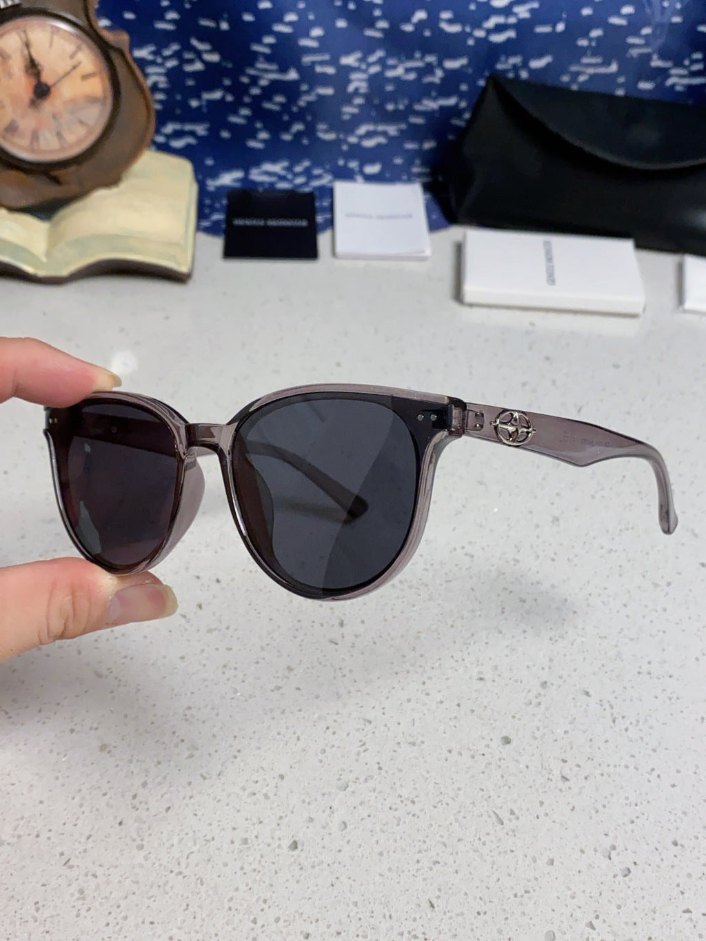 Gentle Monster TR1091 Round Black Lens Sunglasses for Men & Women - 487984 - detail image 6