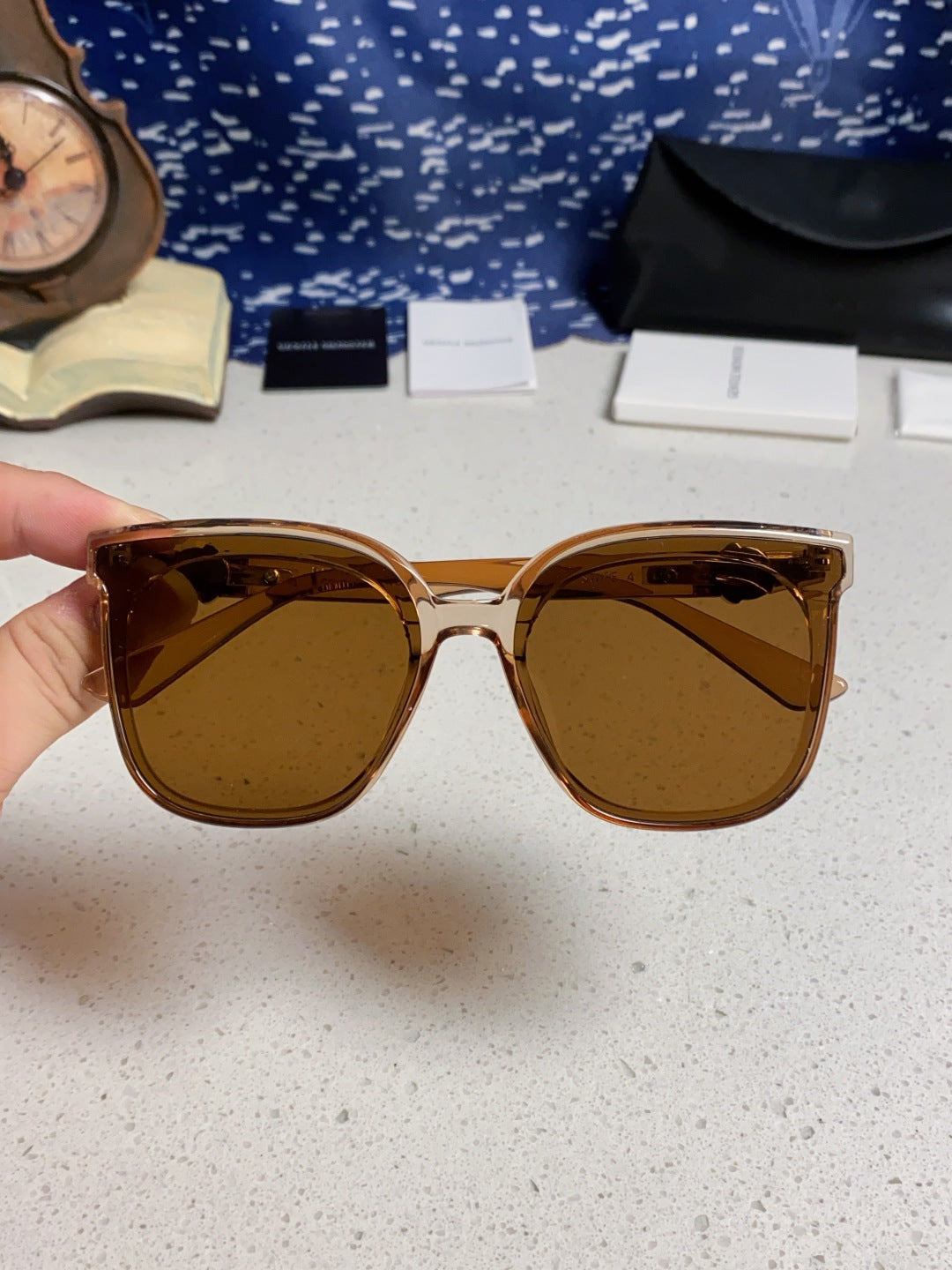 Gentle Monster SWIPE4 Square Brown Lens Sunglasses for Men & Women - 416491 - detail image 4