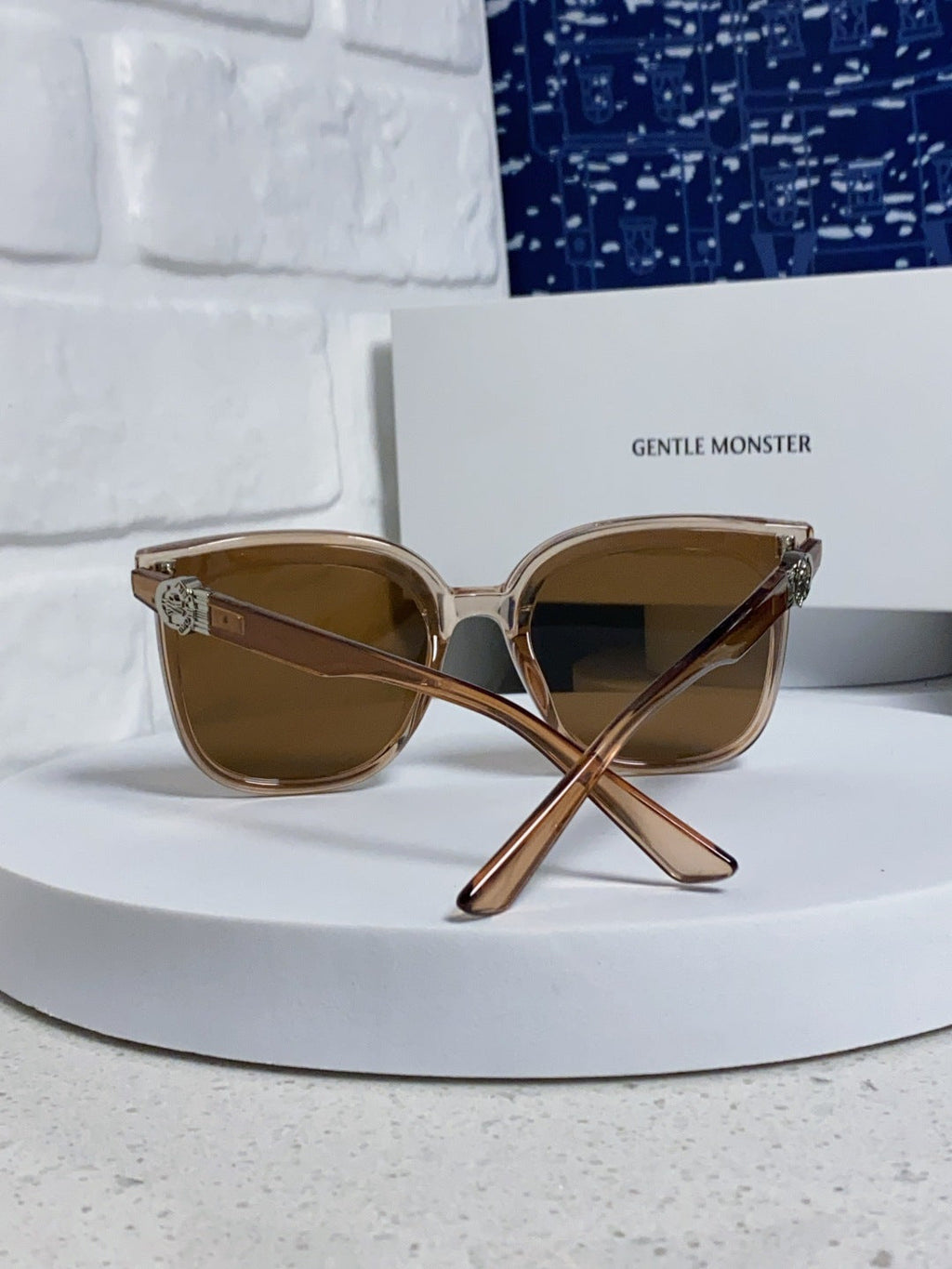 Gentle Monster SWIPE4 Square Brown Lens Sunglasses for Men & Women - 416491 - detail image 3