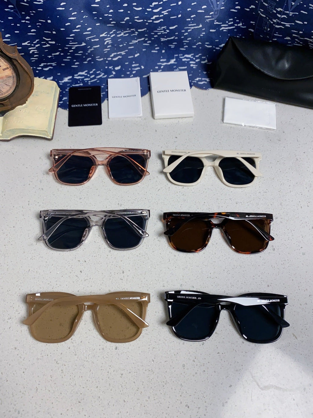 Gentle Monster RICK Polarized Oversized Black Lens Sunglasses for Men - 132655 - detail image 11