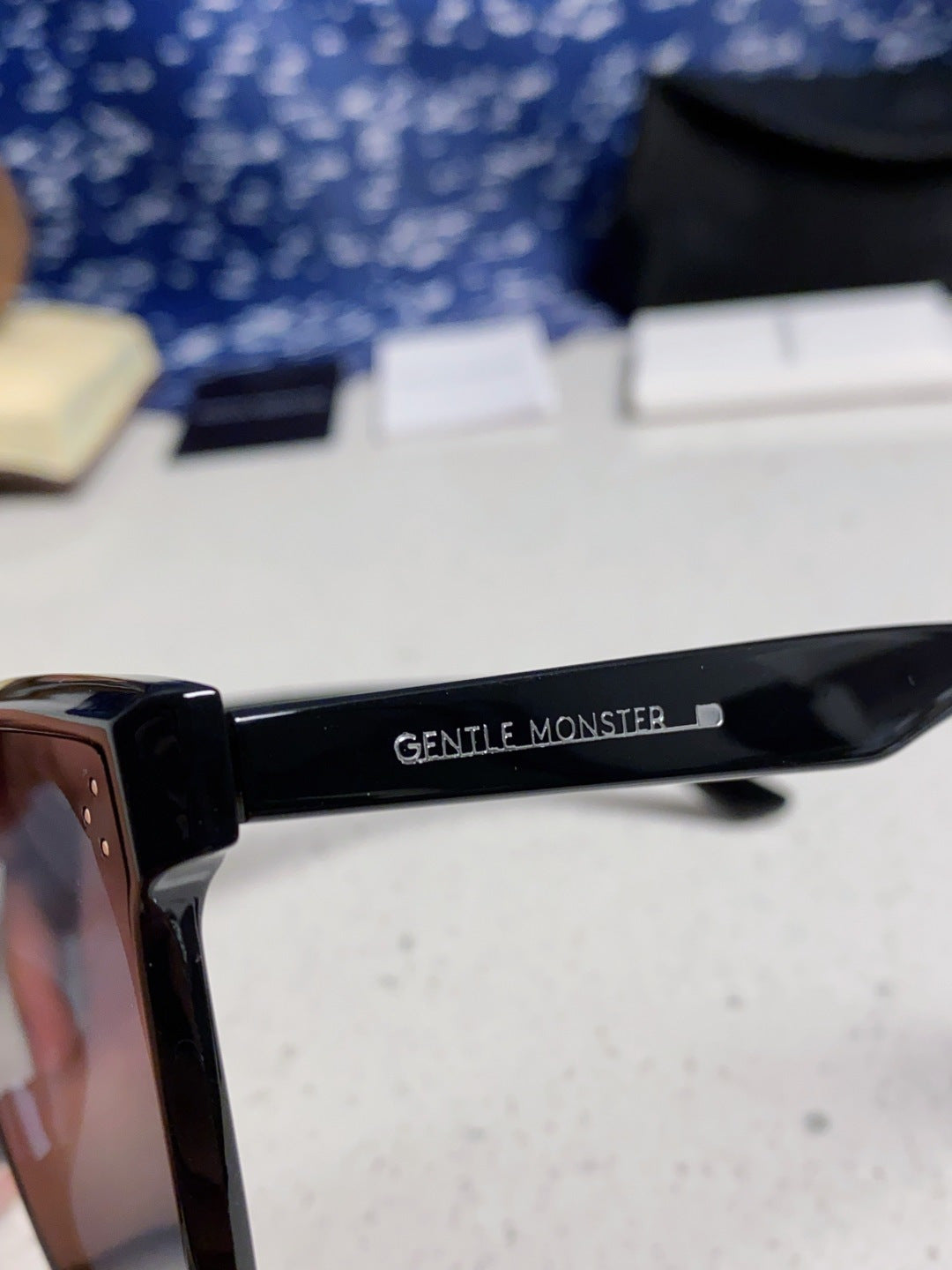Gentle Monster RICK Polarized Oversized Blue Lens Sunglasses for Men - 132659 - detail image 7