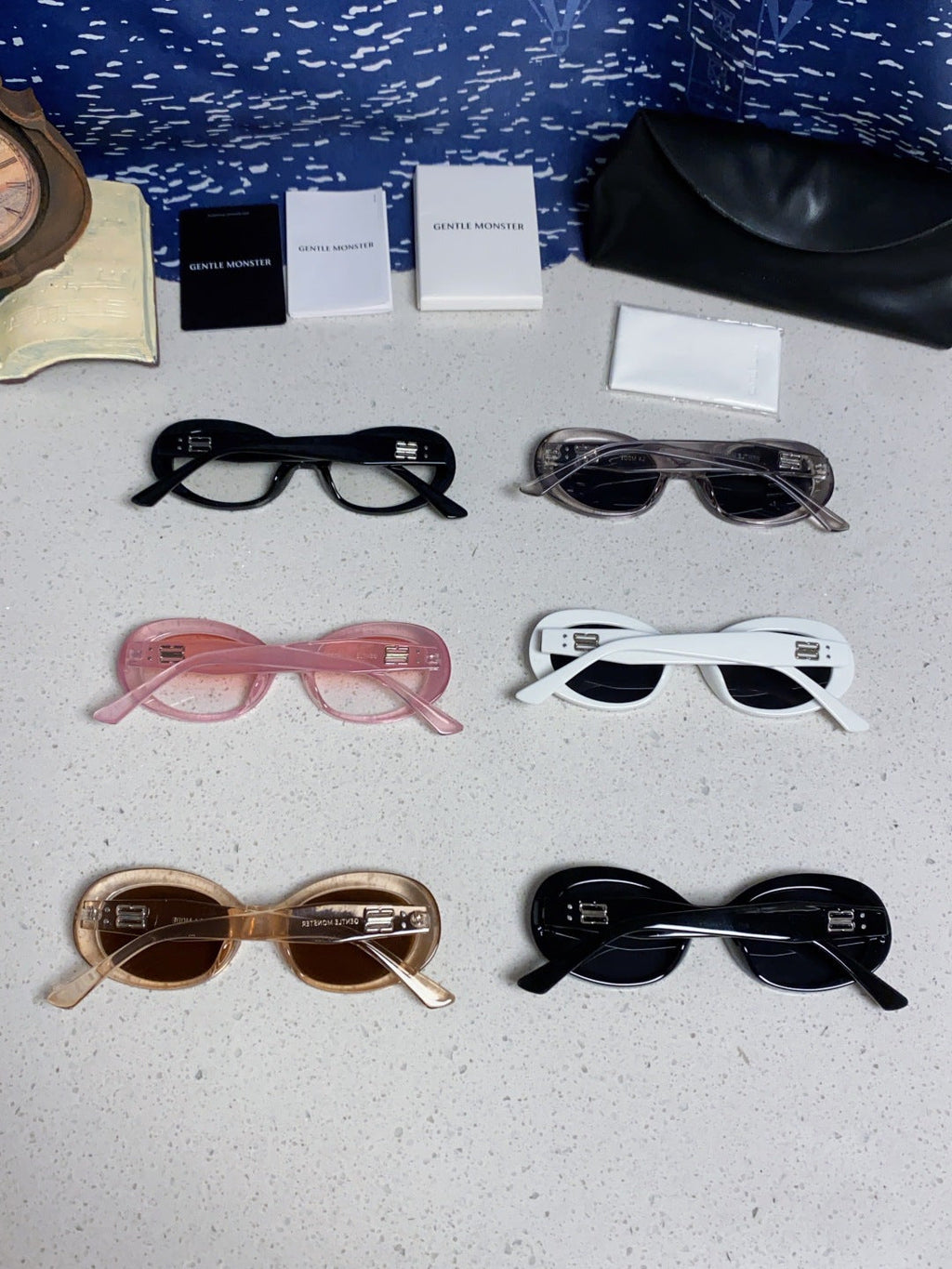 Gentle Monster Round Silver Lens Sunglasses for Men & Women - 399379 - detail image 11