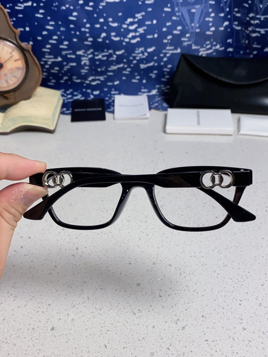 Gentle Monster XOXO Square Silver Lens Sunglasses for Men & Women - 158673 - detail image 5