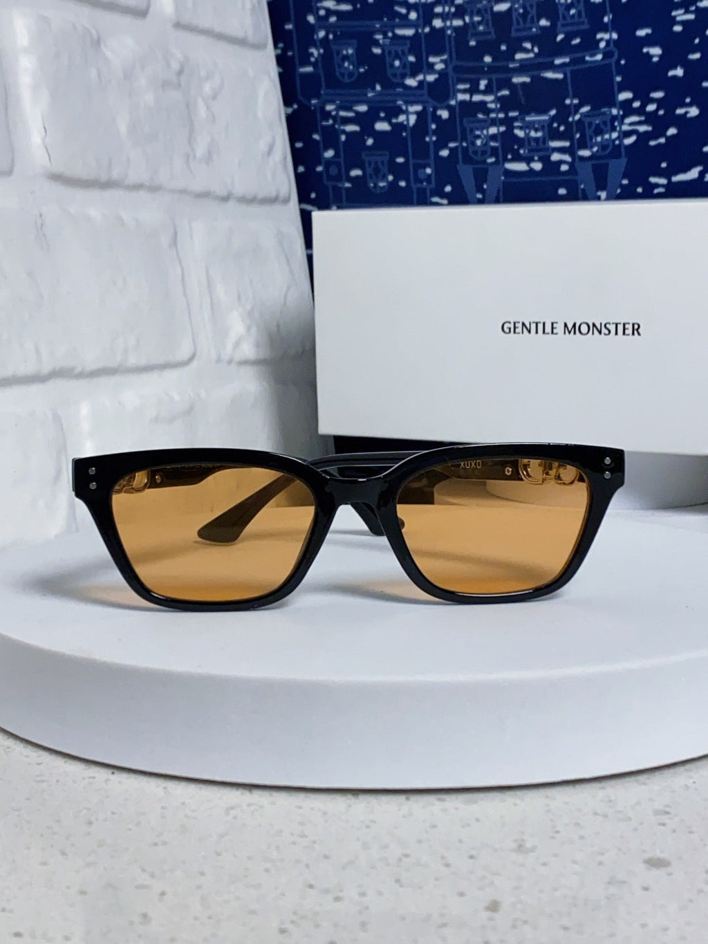 Gentle Monster XOXO Square Brown Lens Sunglasses for Men & Women - 867255 - detail image 2
