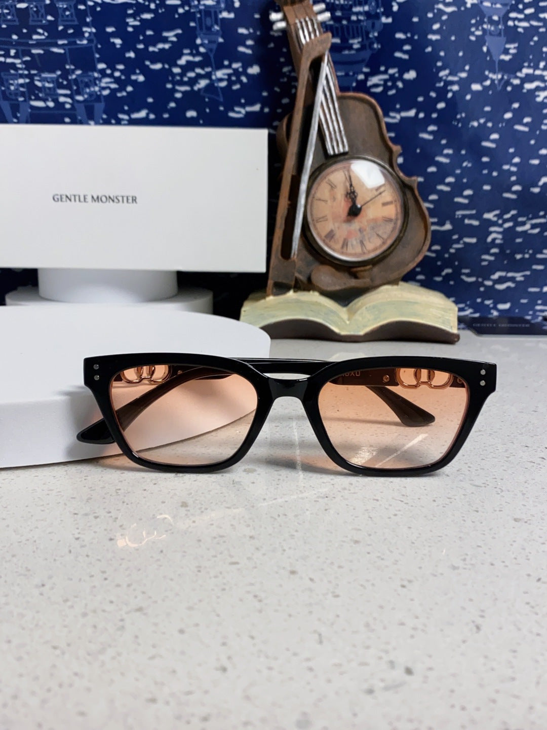 Gentle Monster XOXO Square Brown Lens Sunglasses for Men & Women - 432975 - detail image 9