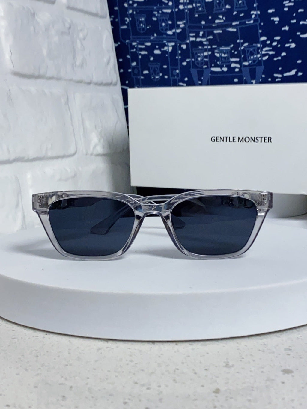 Gentle Monster XOXO Square Blue Lens Sunglasses for Men & Women - 416475 - detail image 2