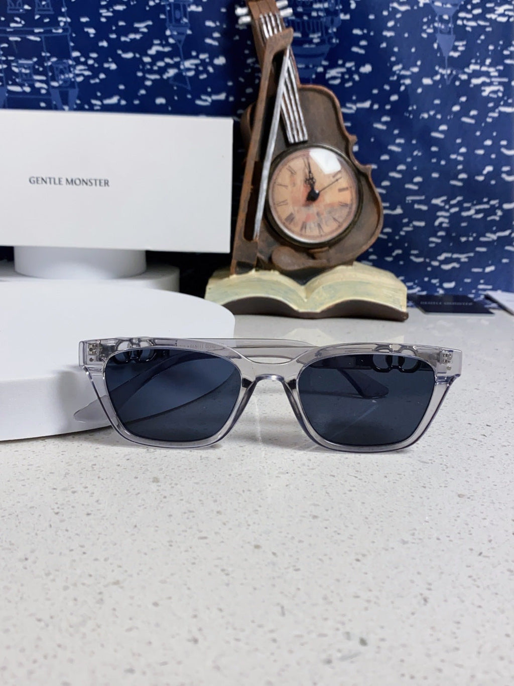 Gentle Monster XOXO Square Blue Lens Sunglasses for Men & Women - 416475 - detail image 9