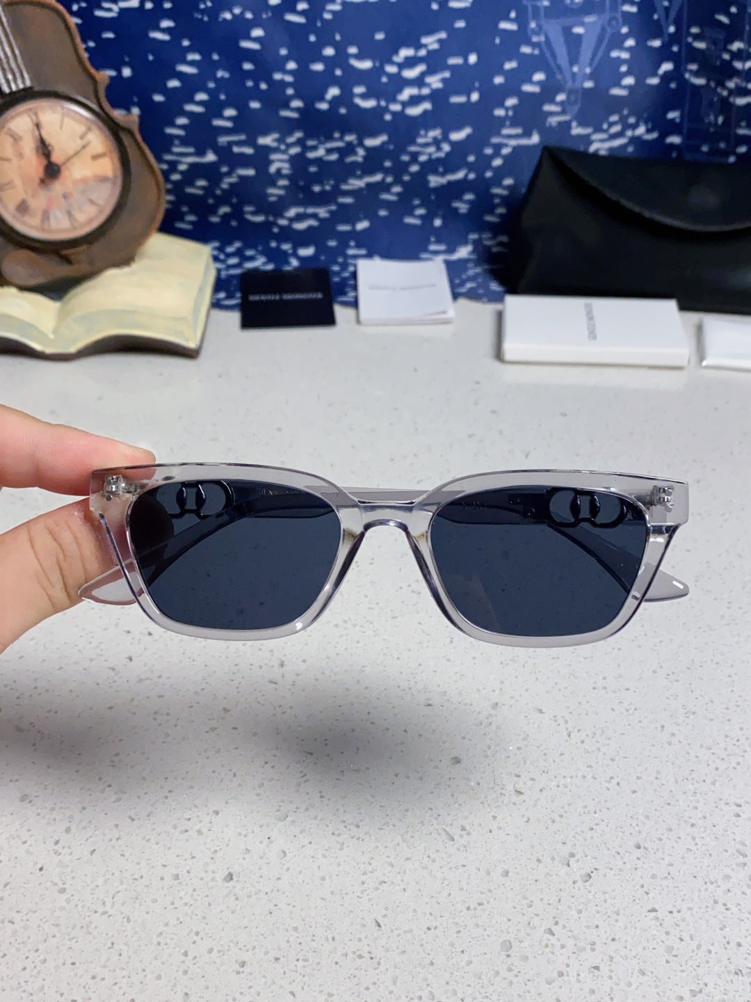 Gentle Monster XOXO Square Blue Lens Sunglasses for Men & Women - 867258 - detail image 4