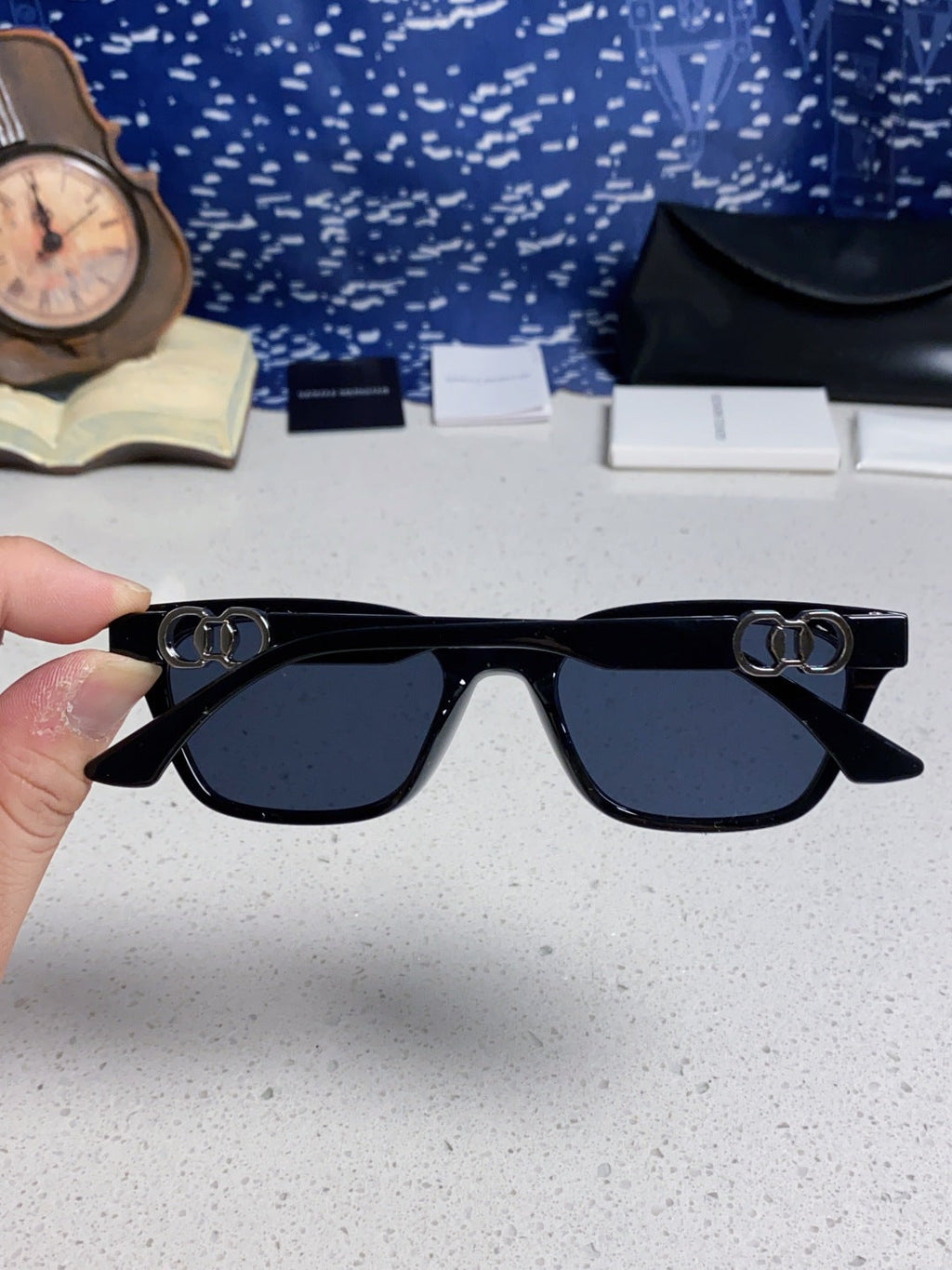 Gentle Monster XOXO Square Black Lens Sunglasses for Men & Women - 416477 - detail image 5