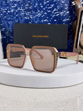 Balenciaga Square Red Lens Sunglasses for Men & Women - 867210
