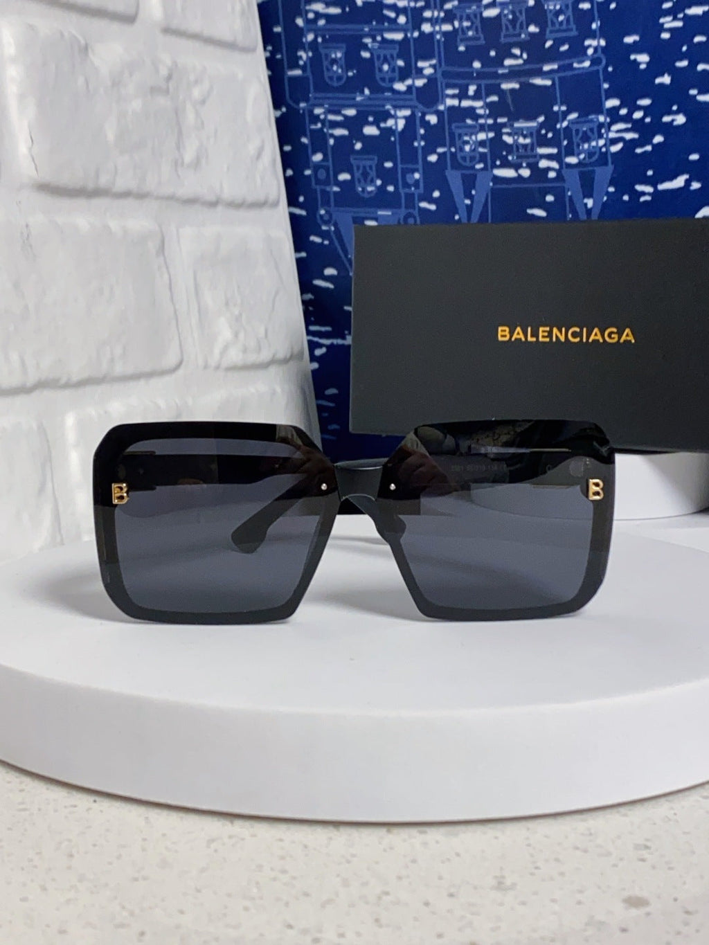 Balenciaga Square Gray Lens Sunglasses for Men & Women - 867213 - detail image 2