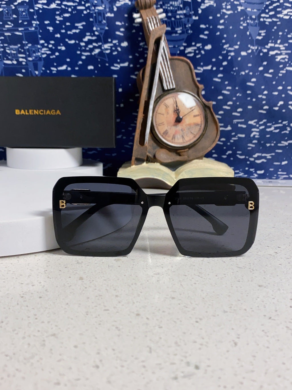 Balenciaga Square Gray Lens Sunglasses for Men & Women - 867213 - detail image 8