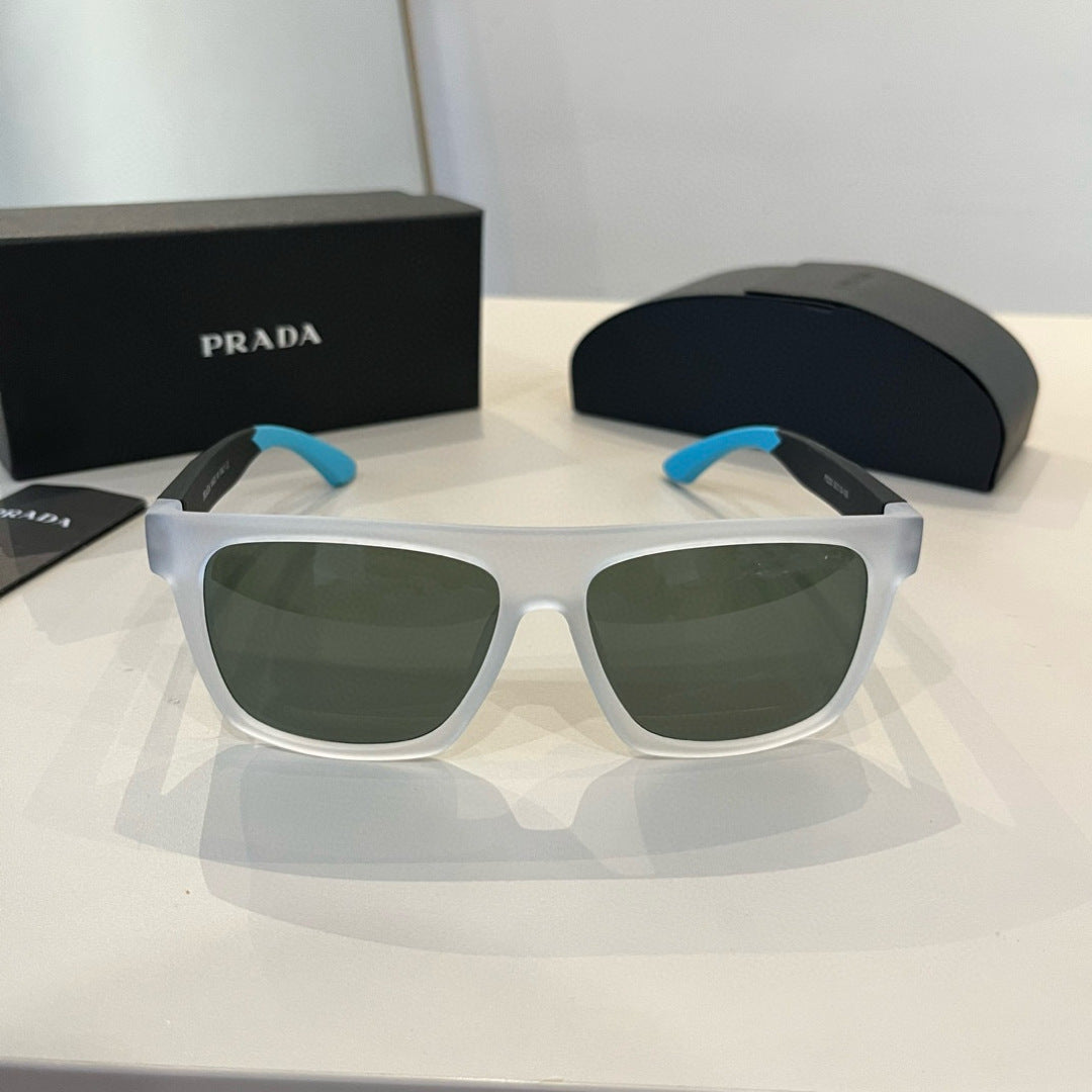 Prada Polarized Fashion Silver Lens Sunglasses for Men - 449350 - detail image 2