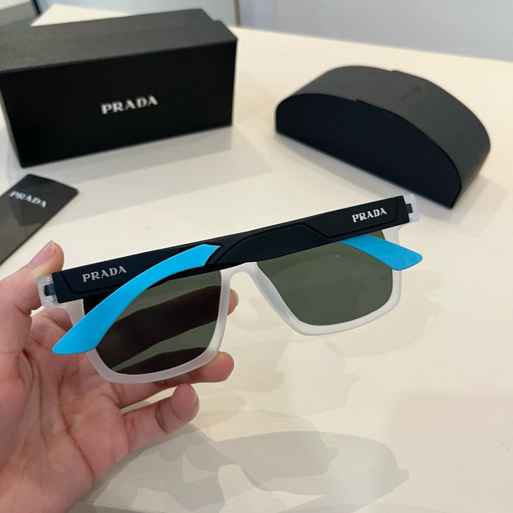 Prada Polarized Fashion Silver Lens Sunglasses for Men - 449350 - detail image 7