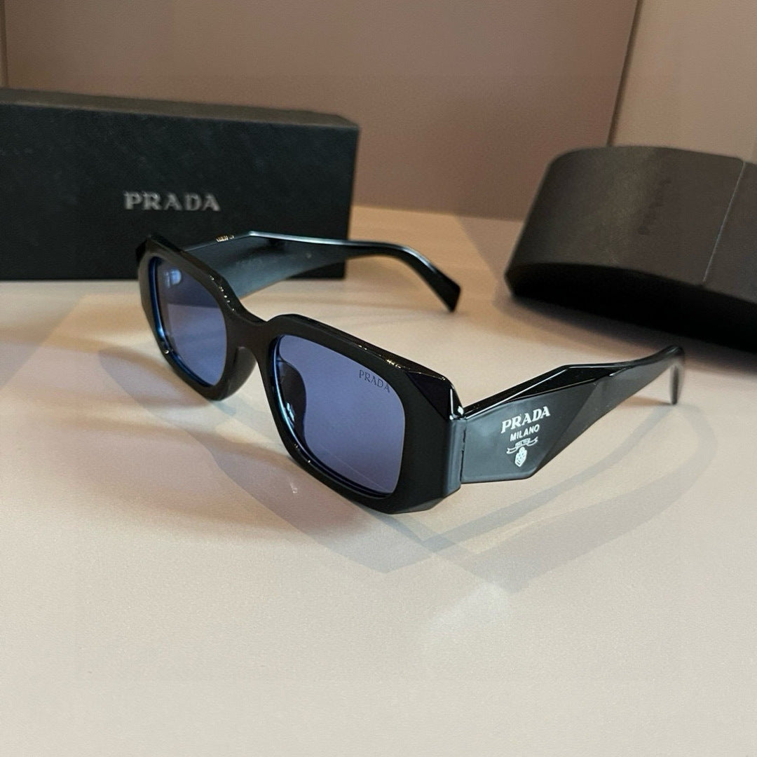 Prada SPR17WF Fashion Blue Lens Sunglasses for Men & Women - detail image 3