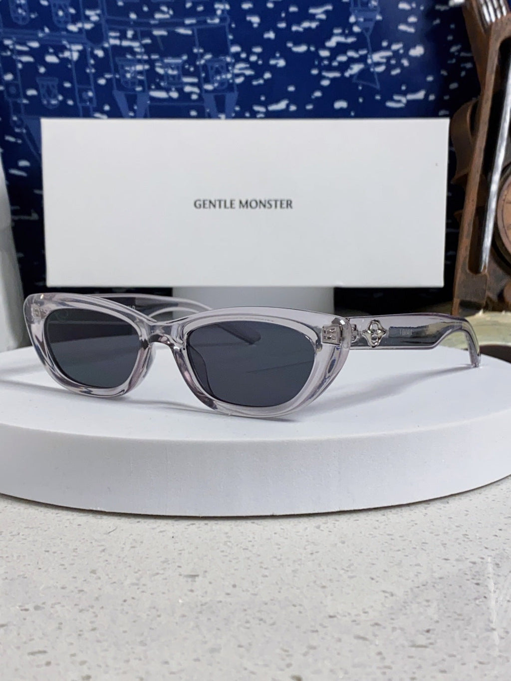 Gentle Monster 27AND7 Cat-Eye Silver Lens Sunglasses for Men & Women - 358877