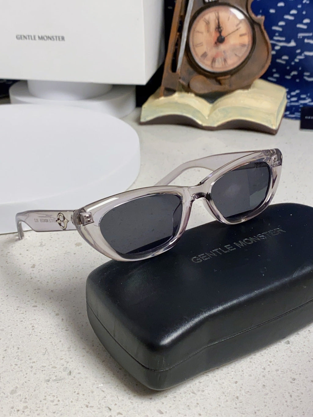 Gentle Monster 27AND7 Cat-Eye Silver Lens Sunglasses for Men & Women - detail image 10
