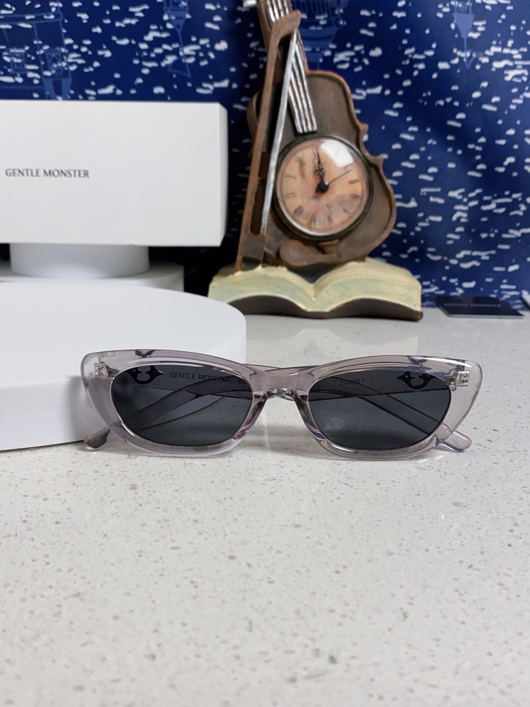 Gentle Monster 27AND7 Cat-Eye Silver Lens Sunglasses for Men & Women - detail image 9