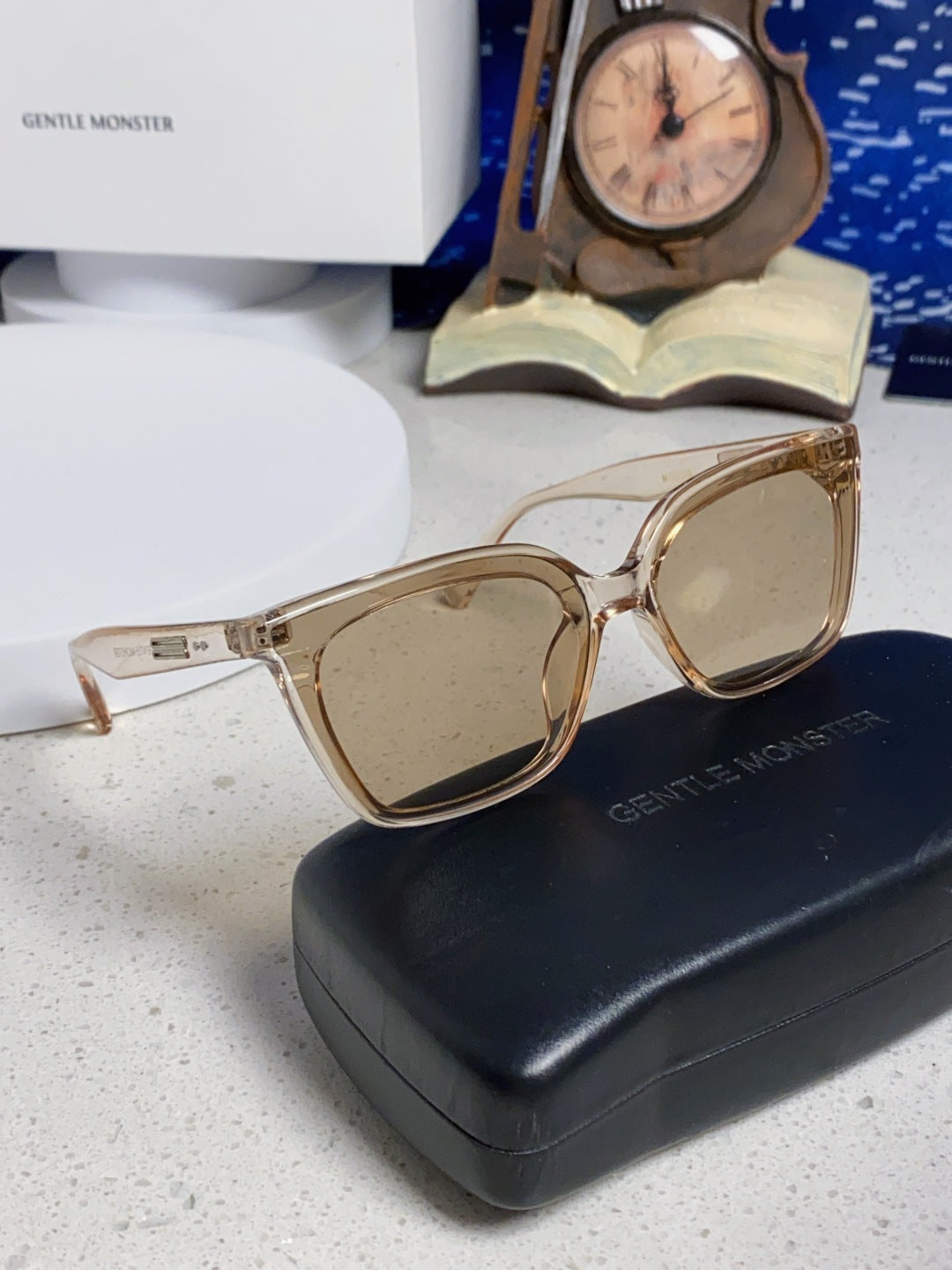 Gentle Monster MONDO Square Brown Lens Sunglasses for Men & Women - 358892 - detail image 10