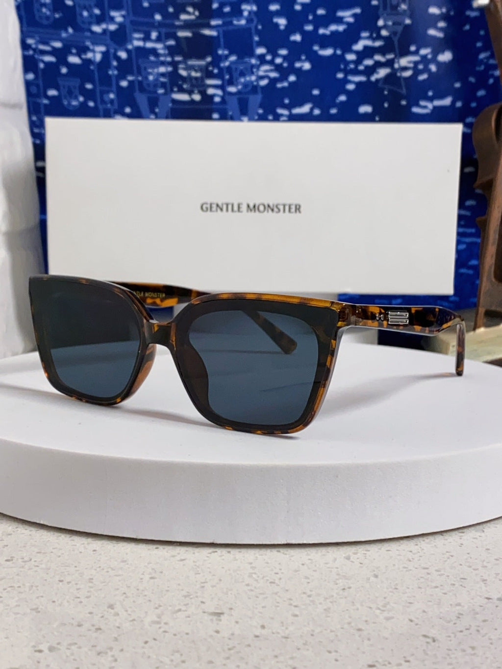 Gentle Monster MONDO Square Black Lens Sunglasses for Men & Women - 358893
