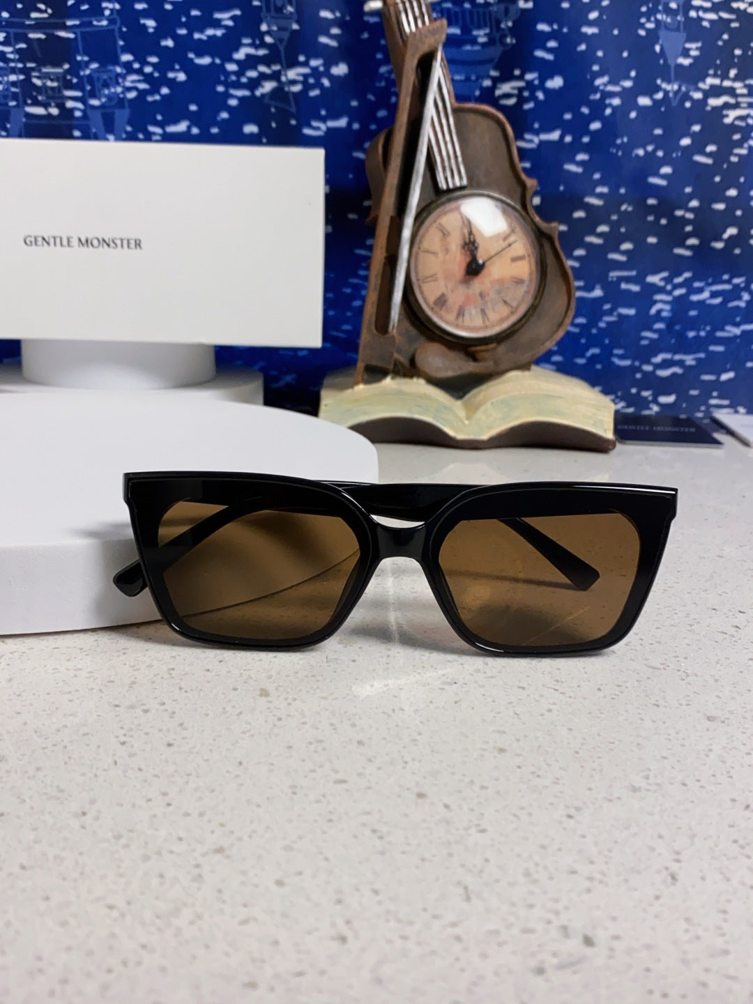 Gentle Monster MONDO Square Brown Lens Sunglasses for Men & Women - 358894 - detail image 9