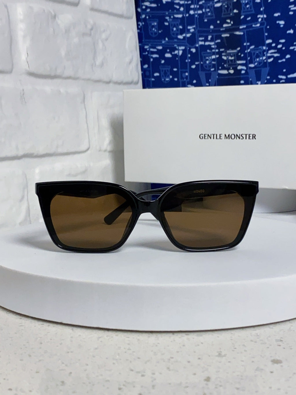 Gentle Monster MONDO Square Brown Lens Sunglasses for Men & Women - detail image 2