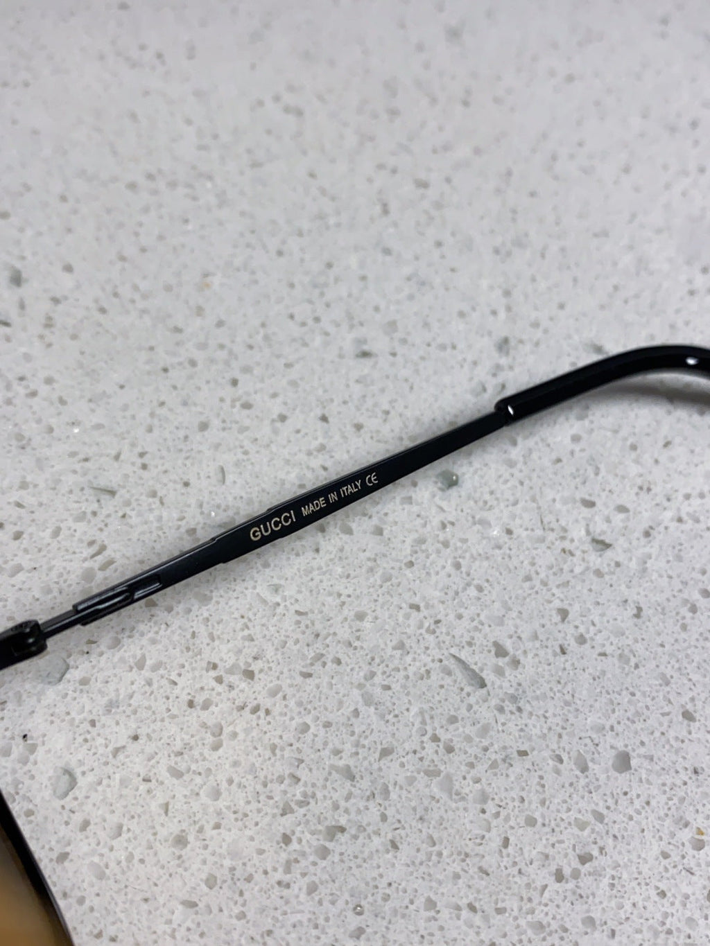 Gucci Polarized Aviator Black Lens Sunglasses for Men - detail image 8