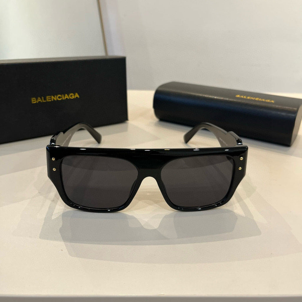 Balenciaga Rectangular Black Lens Sunglasses for Men & Women - 399132 - detail image 2