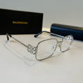Balenciaga Rectangular Silver Lens Sunglasses for Men & Women - 382930