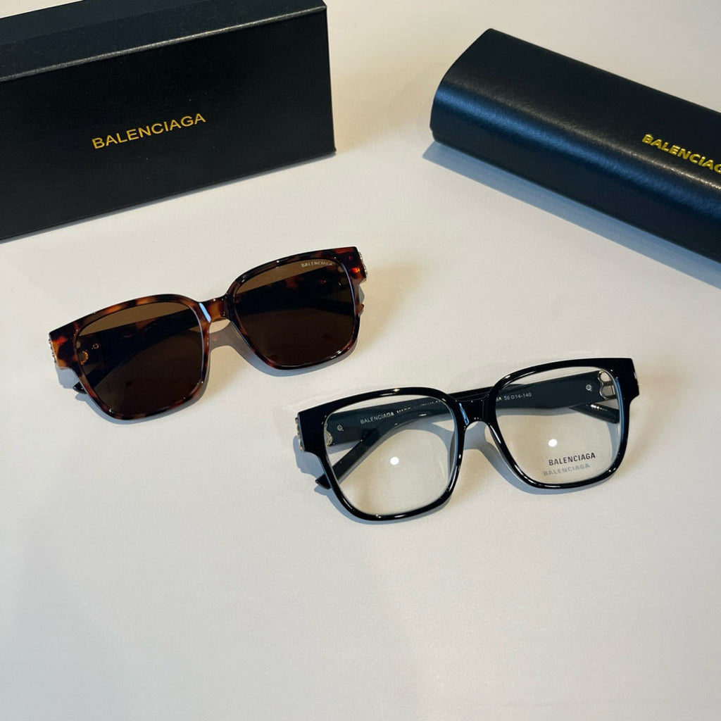 Balenciaga Folding Square Black Lens Sunglasses for Men & Women - 466035 - detail image 11