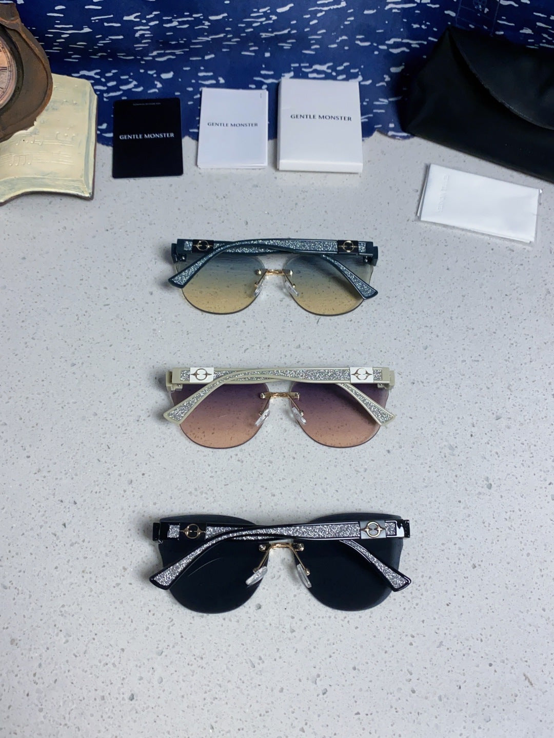 Gentle Monster 8194 Lightweight Rimless Silver Lens Sunglasses for Wo - 372622 - detail image 11