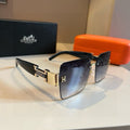 Hermès Oversized Gold Lens Sunglasses for Women - 450025
