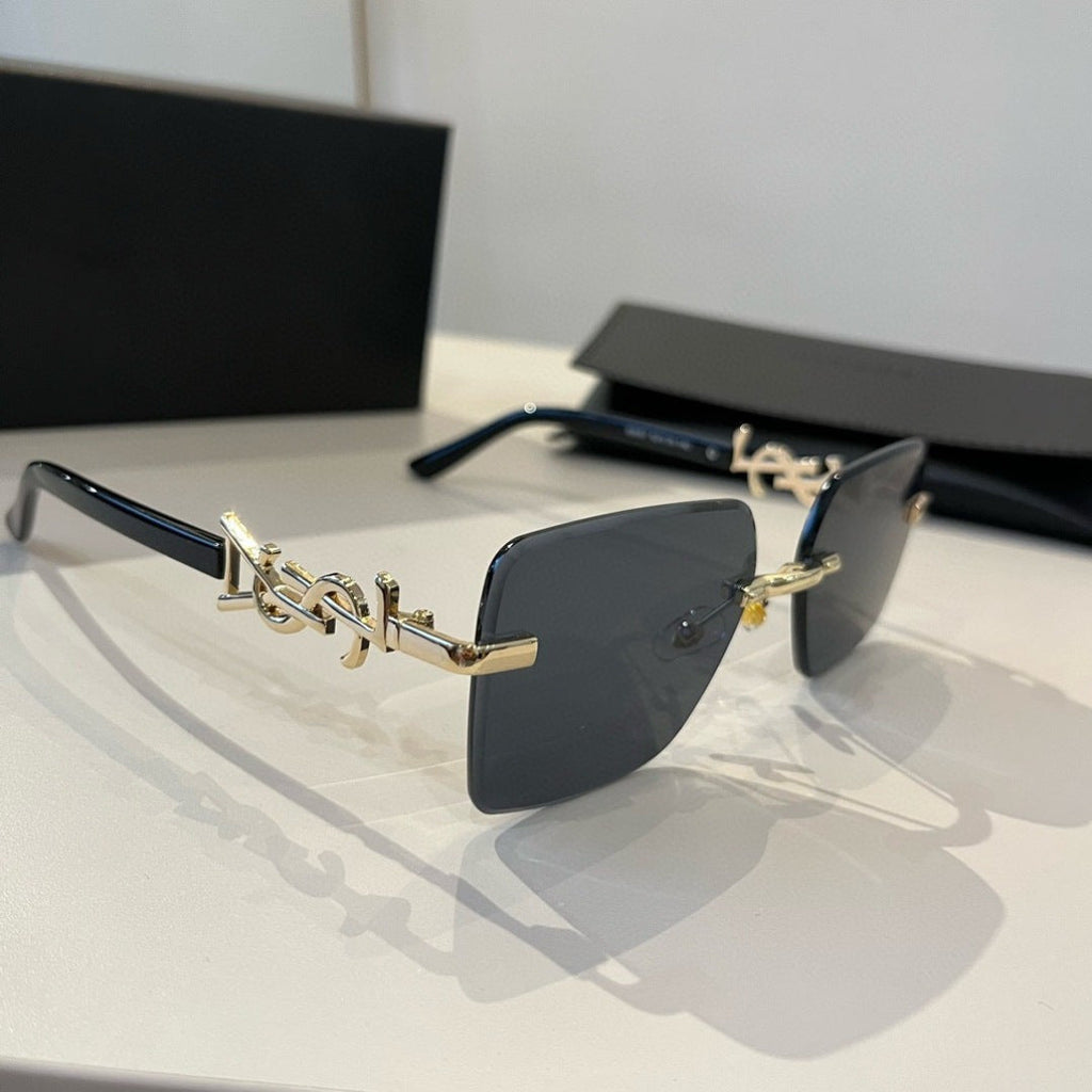 Saint Laurent Fashion Silver Lens Sunglasses for Men & Women - 382488