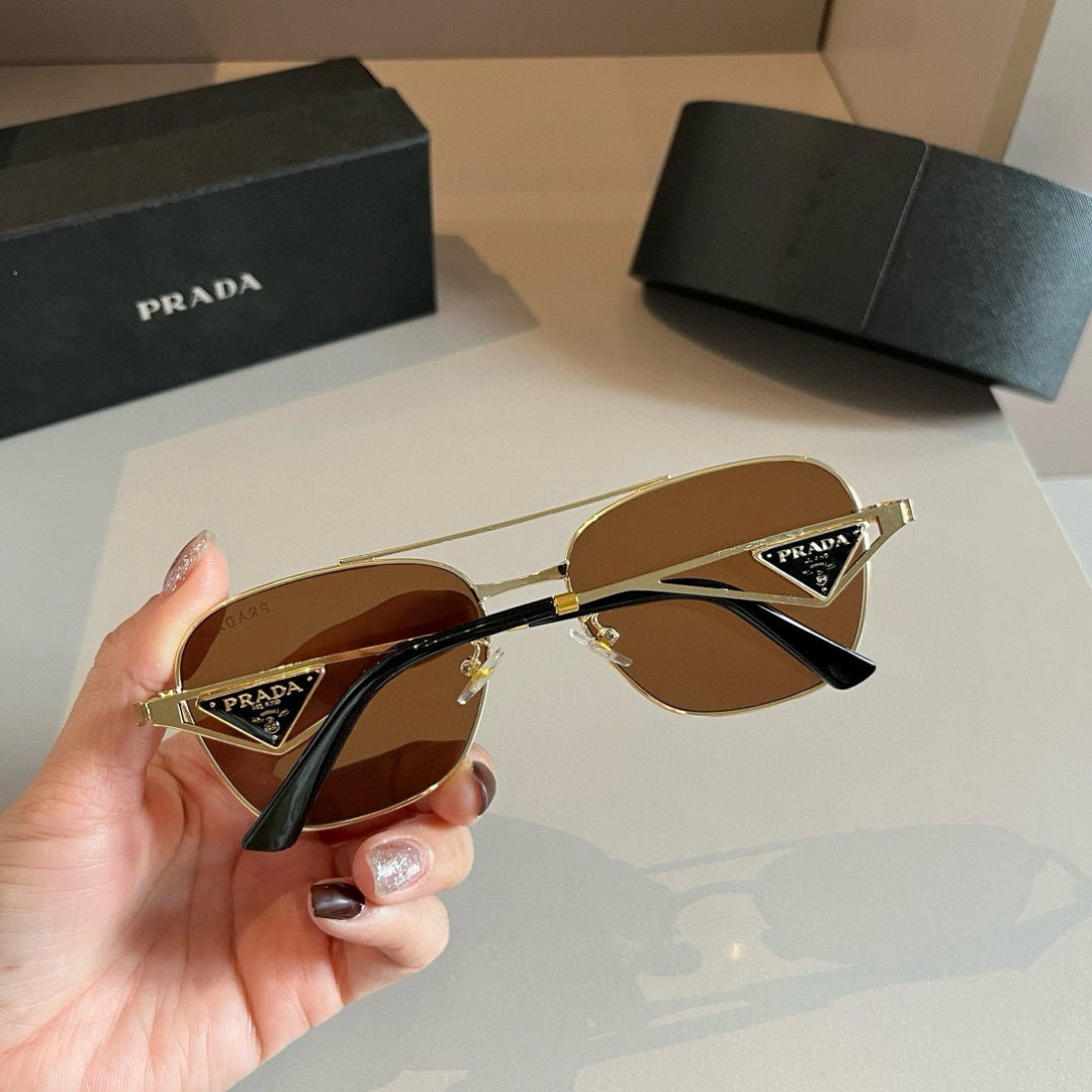 Prada Polarized Fashion Brown Lens Sunglasses for Men - 465592 - detail image 4