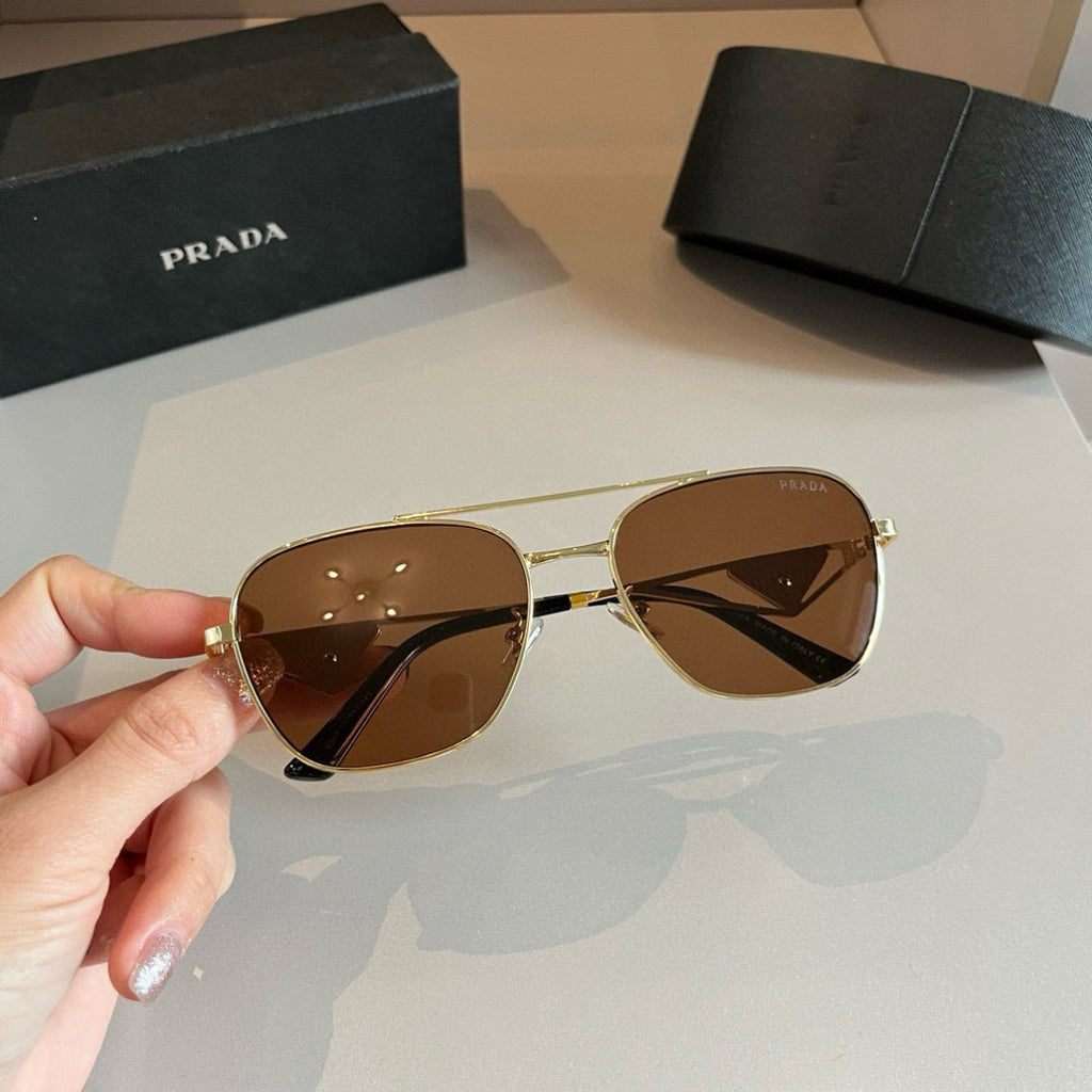 Prada Polarized Fashion Brown Lens Sunglasses for Men - 398948 - detail image 3