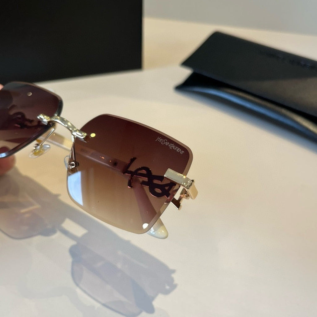 Saint Laurent Fashion Red Lens Sunglasses for Men & Women - detail image 5