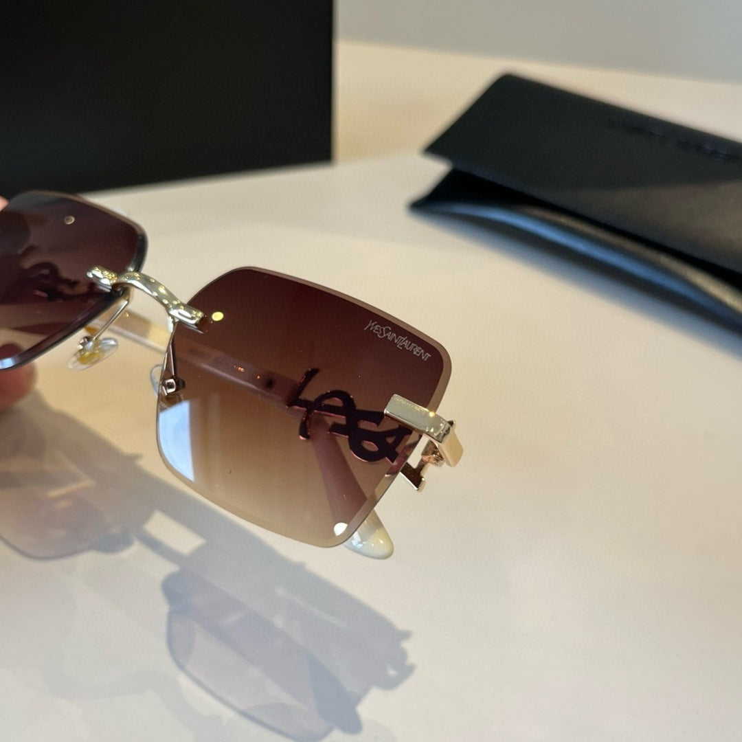 Saint Laurent Fashion Red Lens Sunglasses for Men & Women - detail image 5