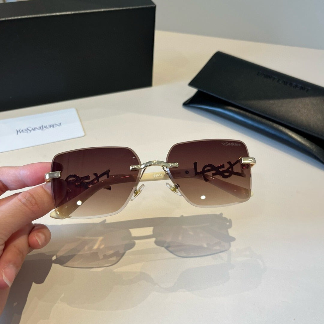 Saint Laurent Fashion Red Lens Sunglasses for Men & Women - detail image 6