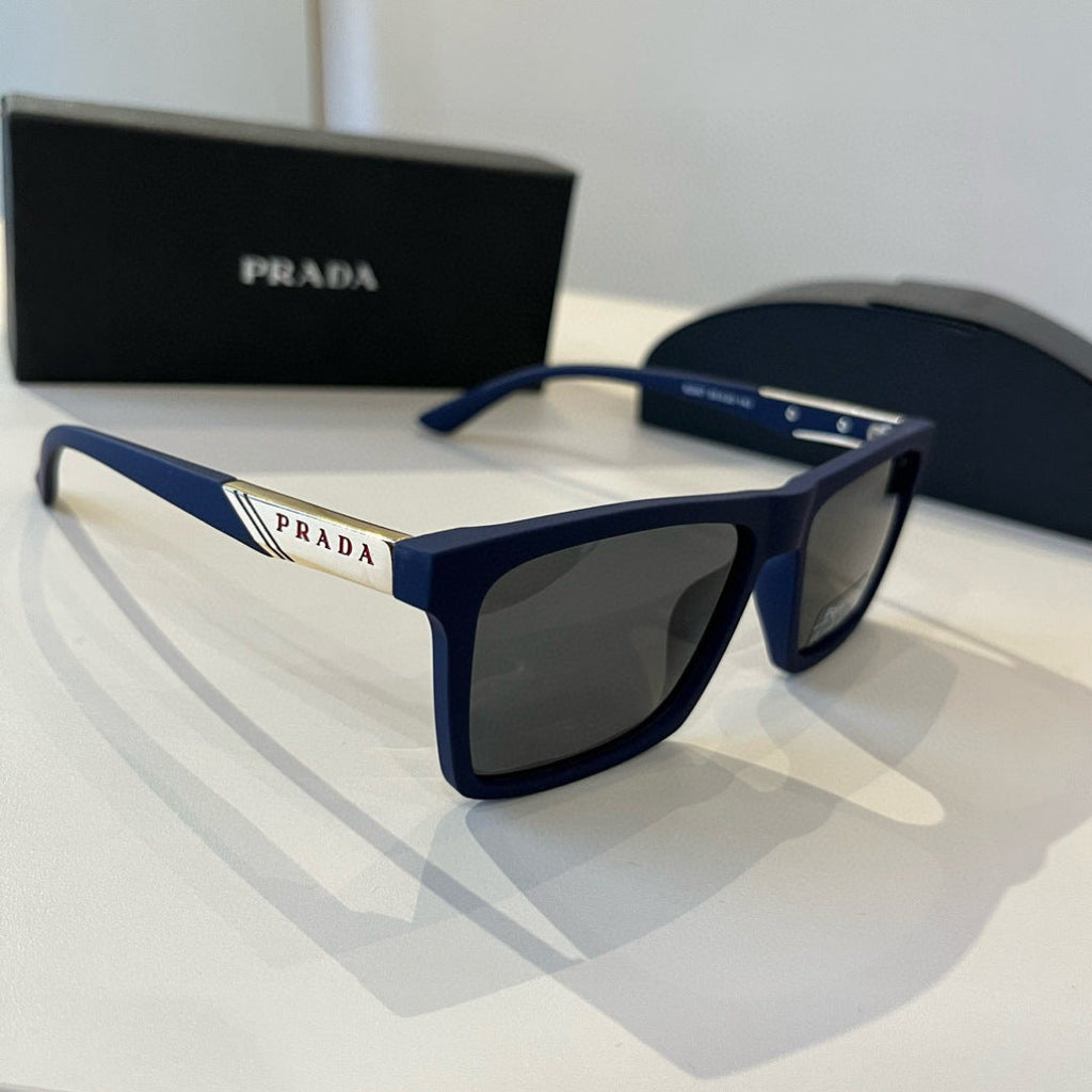 Prada Polarized Fashion Black Lens Sunglasses for Men - 449349