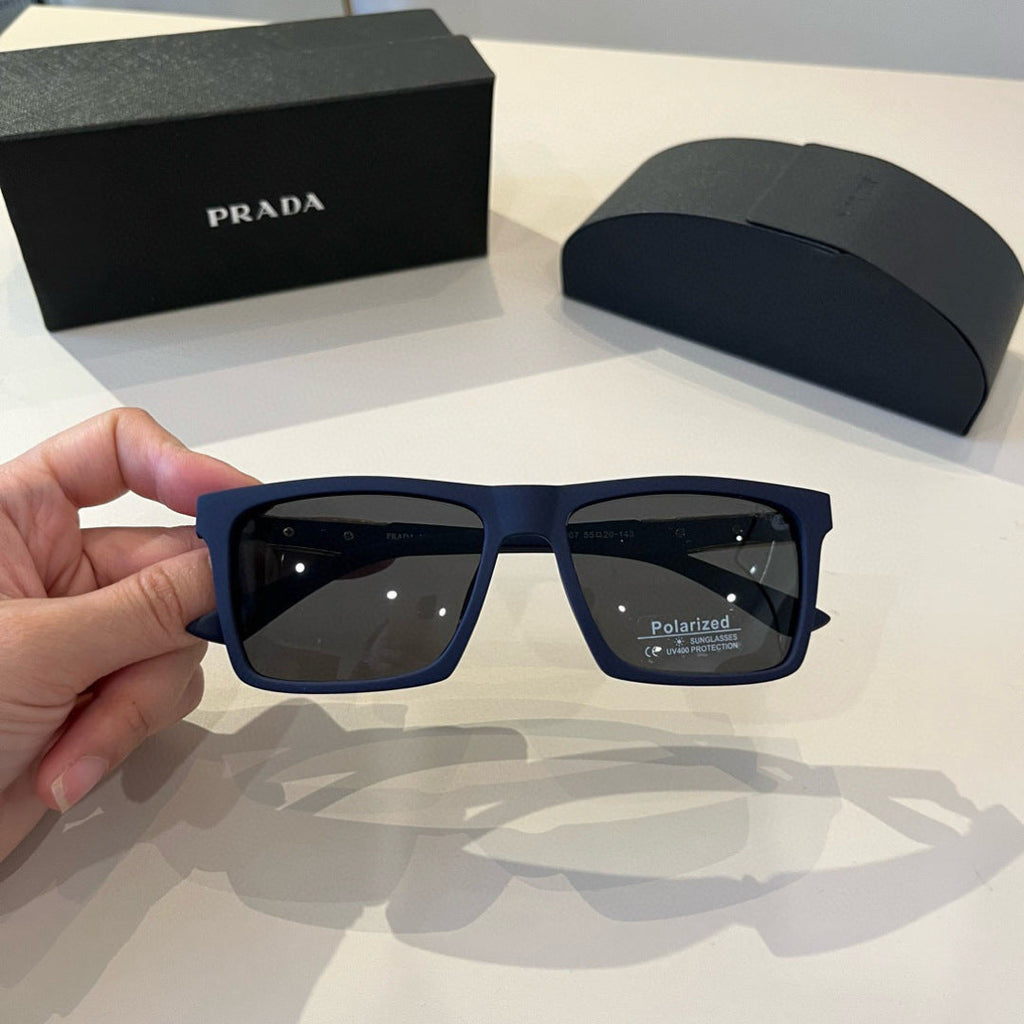 Prada Polarized Fashion Black Lens Sunglasses for Men - 449349 - detail image 5