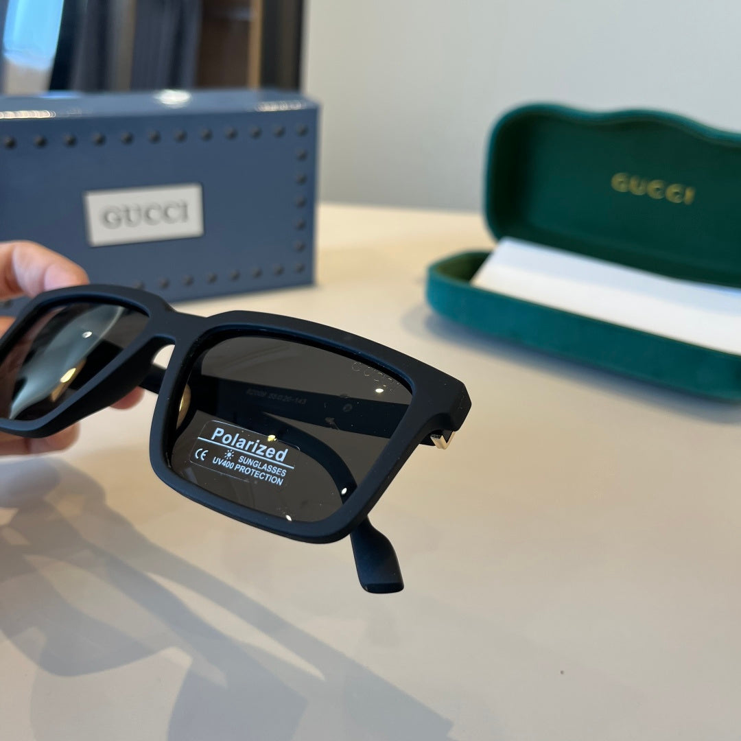 Gucci Metal Aviator Black Lens Sunglasses for Men & Women - 866932 - detail image 9
