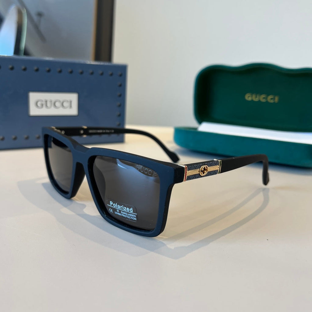 Gucci Metal Aviator Black Lens Sunglasses for Men & Women - 866932 - detail image 3