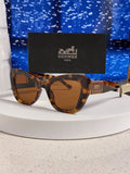 Hermès Cat-Eye Brown Lens Sunglasses for Men & Women