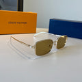 Louis Vuitton Metal Fashion Brown Lens Sunglasses for Men & Women