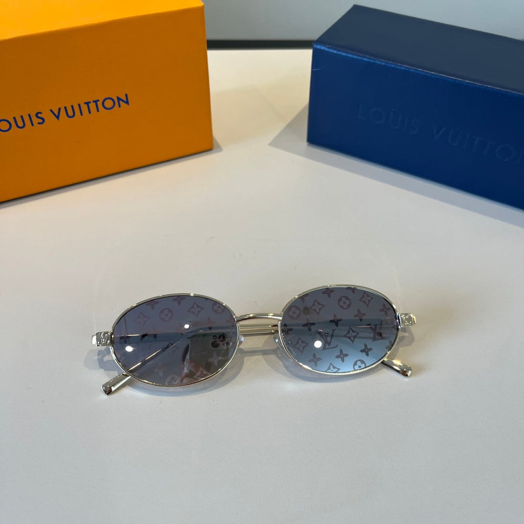 Louis Vuitton Metal Fashion Silver Lens Sunglasses for Men & Women - 486157 - detail image 8